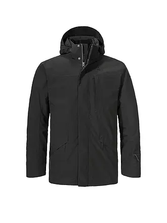 SCHÖFFEL | Herren Winterparka Style Borkol 3in1 Hoodie | schwarz